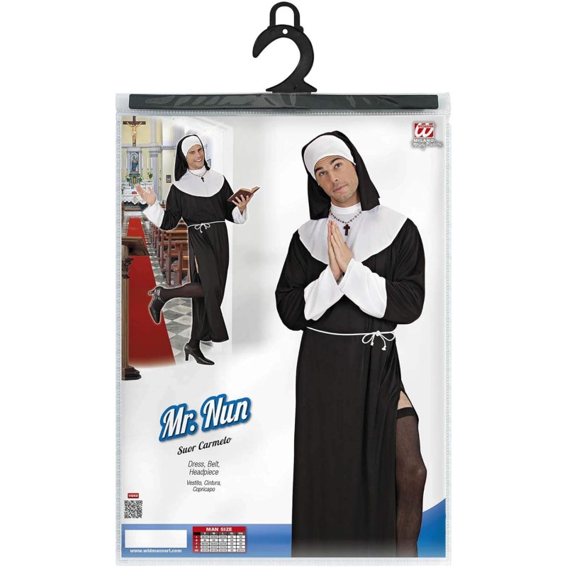 Monaca Vestito Da Suora Uomo Widmann Costume Da Suora Carmelo Per Uomo,  Suora Conventuale