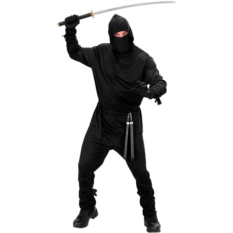 Widmann - Costume da Ninja Adulto Tg. XXL, 02770 Widmann - Costume da Ninja Adulto Tg. XXL, 02770