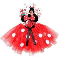 Widmann - Costume Topina (Tutu, Orecchie) (110 Cm - 3/4 Anni) Party E Carnevale per Bambini, 96531