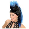 Widmann - Parrucca Punk con Coda di Cavallo in sacchetto - ass. in 6 colori: rosso, blu, rosa, viola, arancione, verde, 5940K
