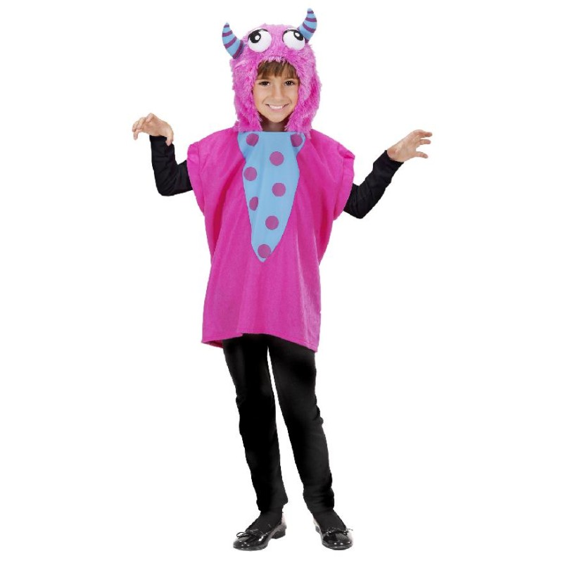 Widmann - Costume con Cappuccio Mostro Rosa, Bambini Unisex Tg. ASS, 9299K Widmann - Costume con Cappuccio Mostro Rosa, Bambini Unisex Tg. ASS, 9299K