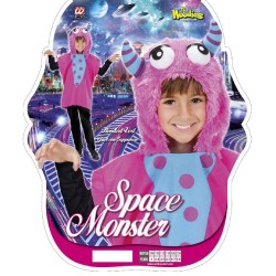 Widmann - Costume con Cappuccio Mostro Rosa, Bambini Unisex Tg. ASS, 9299K