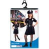Widmann - Costume da Poliziotta Bambina, Uniforme di Polizia, Tg. (140 cm - 8/10 anni), 65557