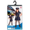 Widmann - Costume da Poliziotta per bambini Tg. (116 cm - 4/5 anni), vestito, cintura, cappello, manette, walkie-talkie, 49085