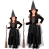 Widmann - Costume da Strega per bambini (158 cm - 11/13 anni), abito lungo fino a terra e cappello da strega, 13028