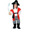 Widmann - Pirata Tg. (98 cm - 1/2 anni), camicia con casacca, pantaloni con copristivali, cintura, cappello, 48968
