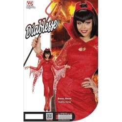 Widmann - Vestito Diablesse Donna Tg. L, vestito, corna, 06273