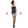 Widmann - Costume Evil Mistress Tg. M Adulto, vestito con giacca, guanti, 98242