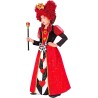 Widmann - Costume da Regina di Cuori per bambini Tg. (158 cm - 11/13 anni), vestito, corona, costume da favola, 22358