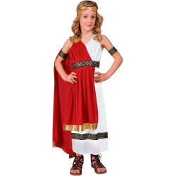Widmann - Costume da Imperatrice Romana per bambini Tg. (140 cm - 8/10 anni), 09107