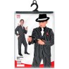 Widmann - Costume da Gangster per bambini Tg. (164 cm - 14/16 anni), abito gessato, criminale, boss mafioso, 18829