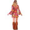 Widmann - Costume Hippie, flower girl, flower power, costume da donna Tg. XXL, 18890