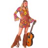 Widmann - Costume Hippie, flower girl, flower power, costume da donna Tg. L, 18893