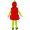 Widmann - Costume da Fragola per bambino Tg. (110 cm - 3/4 anni), tuta e copricapo, 26079
