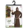 Widmann - Costume Frate Adulto Tg. XL, tunica, cappuccio, cintura, 65724