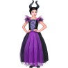 Widmann - Costume Malefica per bambini Tg. (164 cm - 14/16 anni), vestito, copricapo, Halloween, carnevale, 70249