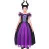 Widmann - Costume Malefica per bambini Tg. (164 cm - 14/16 anni), vestito, copricapo, Halloween, carnevale, 70249