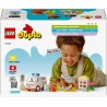 LEGO 10447 DUPLO Ambulanza e Autista, Giocattolo Educativo da 2 Anni, Giochi Didattici e di Ruolo con Autista del Veicolo e Pazi