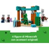 LEGO 21267 Minecraft Pattuglia nel Deserto della Bestia, Gioco di Ruolo da 7 Anni in su con 4 Personaggi del Videogioco, Funzion