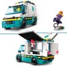 LEGO 60451 City Ambulanza di Emergenza Giocattolo con 2 Minifigure - Giochi Educativi per Bambini e Bambine da 5 Anni in su