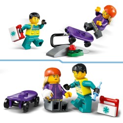LEGO 60451 City Ambulanza di Emergenza Giocattolo con 2 Minifigure - Giochi Educativi per Bambini e Bambine da 5 Anni in su