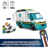 LEGO 60451 City Ambulanza di Emergenza Giocattolo con 2 Minifigure - Giochi Educativi per Bambini e Bambine da 5 Anni in su