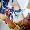 LEGO 76296 Marvel Nuovo Personaggio Costruibile di Captain America, Action Figure Giocattolo, Supereroe Snodabile da Collezione 