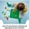 LEGO 10460 DUPLO Classic Base Verde, Set Piastra Giocattolo per Mattoncini da 16x16 Bottoncini per Costruzioni Creative, Piccoli