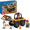 LEGO City 60450 - Pala Gommata Gialla - Escavatore Giocattolo da Costruire, Veicolo da Cantiere con 2 Minifigure, Prescolari Mon