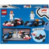LEGO City 60464 - Williams Racing e Haas F1 - Modelli di Auto da Corsa da Costruire con 2 Minifigure di Piloti e Starter Brick