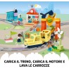 LEGO DUPLO 10428 - Grande Treno Comunitario Interattivo, Giochi Educativi, Giocattolo con Stazione, Binari e Mattoncini Multifun