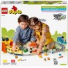 LEGO DUPLO 10428 - Grande Treno Comunitario Interattivo, Giochi Educativi, Giocattolo con Stazione, Binari e Mattoncini Multifun