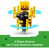LEGO Minecraft 21266 - Battaglia sul Ponte del Nether, Gioco di Avventura per Bambini e Bambine da 6 Anni, Piccolo Set da Costru