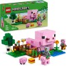 LEGO Minecraft 21268 - La Casa del Maialino, Gioco di Ruolo con Personaggi, Animali Giocattolo e Fattoria da Costruire, Idea Reg