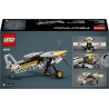 LEGO Technic 42198 - Aereo Bush, Aeroplano Giocattolo da Costruire, Modellino di Veicolo con Elica Rotante, Ali Regolabili, Moto