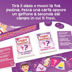 KANGUR Gioco da Tavolo per Bambini Giochi di Società Giochi per tutta la Famiglia Conosci la tua Famiglia Bambini contro Genitor