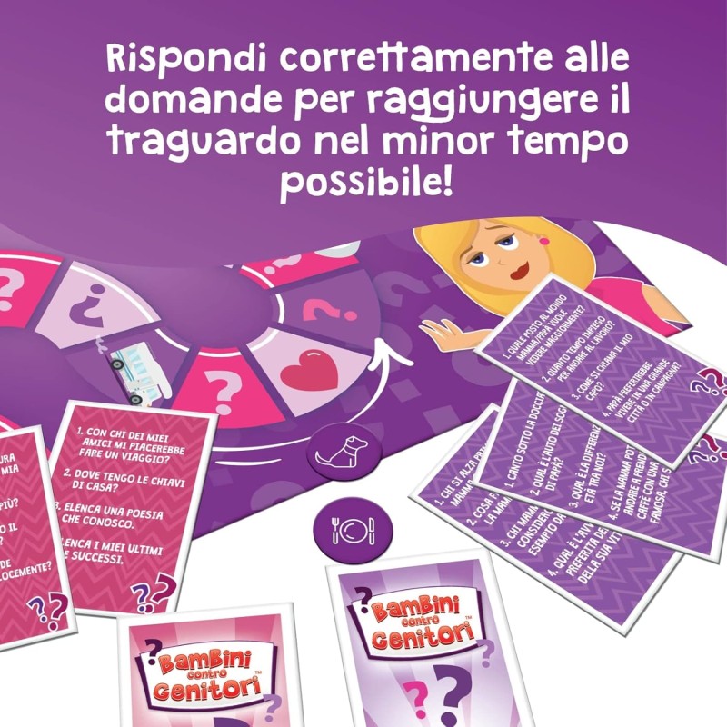 Lisciani DE48892 Quiz, gioco educativo per bambini da 5 a 7 anni, gioco di apprendimento nuovo, per 1 – 4 giocatori