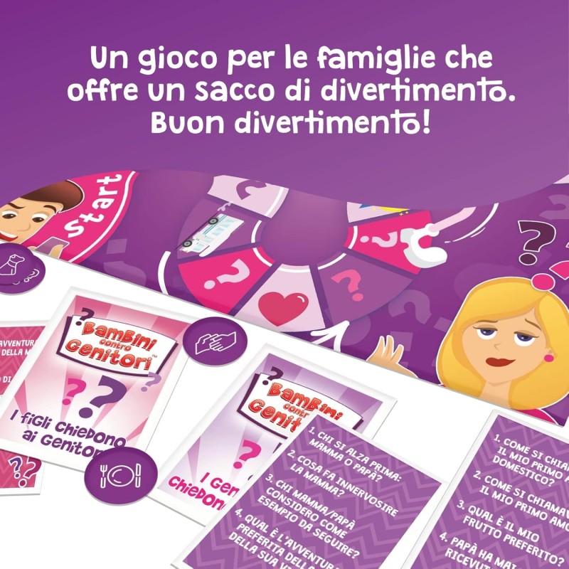 KANGUR Gioco Quiz Per Bambini E Adulti – 100 Indovinelli In 50 Carte – Gioco Da Tavolo Famiglia 4+