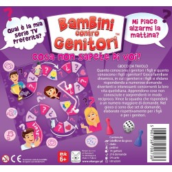 KANGUR Gioco da Tavolo per Bambini Giochi di Società Giochi per tutta la Famiglia Conosci la tua Famiglia Bambini contro Genitor