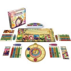 Asmodee - Trekking Through History, Gioco da Tavolo, 1-4 Giocatori, 10+ Anni, Edizione in Italiano