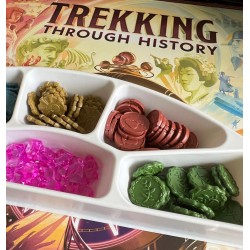 Asmodee - Trekking Through History, Gioco da Tavolo, 1-4 Giocatori, 10+ Anni, Edizione in Italiano