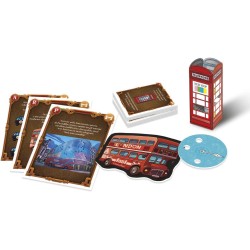 Clementoni - Sblocca la Porta Città, Gioco da Tavolo, Escape Room per Bambini 8+ Anni e Adulti, Ambientata a Roma, Londra e Pari