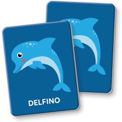 Clementoni - Sapientino Baby Montessori - Carte Primo Memo, Gioco di Memoria Educativo Bambini 1-3 Anni, Carte Tattili per Svilu