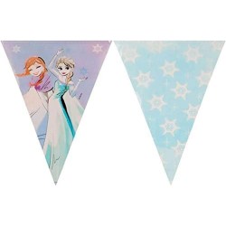 Festone bandierine trinagolari Disney Frozen Sparkle (2,3m)