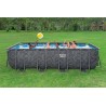 Bestway - Piscina APX 365 Rettangolare 549x274x132 Color Marmo Scuro 561KA