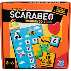 Spin Master - Games Editrice Giochi, Il Mio Primo Scarabeo Puzzle, Imparando l ABC, Gioco per Apprendimento di Lettere e Parole,