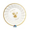 Big Party - Piatto di Carta 20 cm Comunione e Cresima 6 pz - 76749