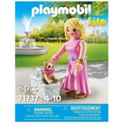 PLAYMOBIL - My Life 71737 Dama con Chihuahua