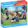 PLAYMOBIL - Action Heroes 71731 Unità Cinofila e ladro