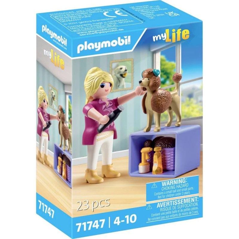 PLAYMOBIL - My Life 71747 Toelettatura per cani